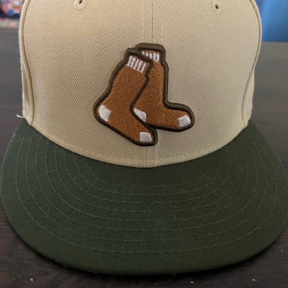 Boston Red Sox New Era All Star Game 1999 Beige & Green Color Hat